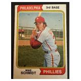 Mike Schmidt 2nd Year 1974 Topps #283 Vintage Baseball Card