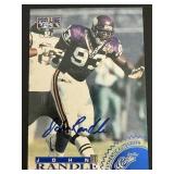John Randle Auto 1996 Classic Pro Line Signed Minnesota Vikings Football Card