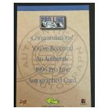 John Randle Auto 1996 Classic Pro Line Signed Minnesota Vikings Football Card