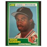 Deion Sanders RC 1989 Score #246 Rookie Football Card