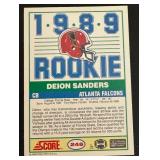 Deion Sanders RC 1989 Score #246 Rookie Football Card