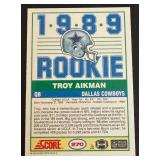 Troy Aikman RC 1989 Score #270 Rookie Football Card