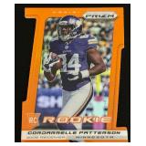 Cordarelle Patterson RC /50 Die Cut - 2013 Orange Prizm #216 Minnesota Vikings Rookie Football Card