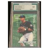 Alex Rodriguez Graded 9 Mint 2000 Crown Royale Final Numbers #23 Baseball Card