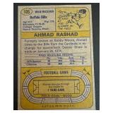 Ahmad Rashad RC 1974 Topps #105 Rookie Minnesota Vikings Football Card