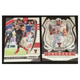 Patrick Mahomes 2 Card Lot - 2020 Prizm Draft Picks #80 Crusade and #81 Football Cards