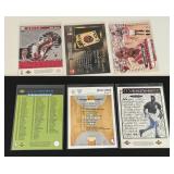 Michael Jordan 6 Card Basketball Lot