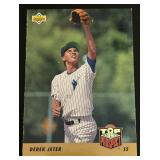 Derek Jeter RC 1993 Upper Deck Top Prospect #449 Rookie Baseball Card