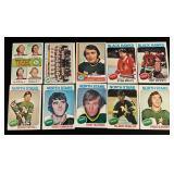 10 Card Vintage Hockey Lot with Minnesota North Stars and Stan Mikita / Tony Esposito