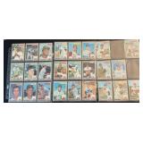 1970 Topps Lot of 34 Vintage Baseball Cards - Includes Team Cards, WS Cards, Semi-High #