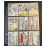1970 Topps Lot of 34 Vintage Baseball Cards - Includes Team Cards, WS Cards, Semi-High #