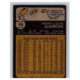 Hank Aaron 1973 Topps #100 Vintage Baseball Card