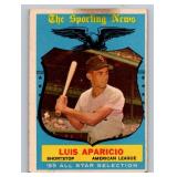 1959 Topps Luis Aparicio #560 Sporting News All-Star Rare High Number Vintage Baseball Card