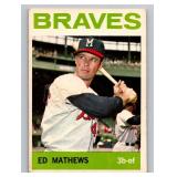 Ed Mathews 1964 Topps #35 Vintage Baseball Card