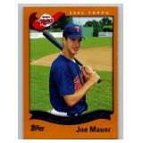 Joe Mauer RC 2002 Topps #622 Rookie Minnesota Twins Baseball Card