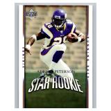 Adrian Peterson RC 2007 Upper Deck Star Rookie #279 Minnesota Vikings Football Card