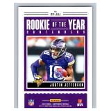 Justin Jeferson RC 2020 Contenders Rookie of the Year #RY-JUJ Minnesota Vikings Football Card