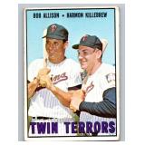 1967 Topps Twn Terrors Harmon Killebrew / Bob Allison #334 Vintage Minnesota Twins Baseball Card