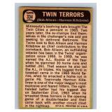 1967 Topps Twn Terrors Harmon Killebrew / Bob Allison #334 Vintage Minnesota Twins Baseball Card