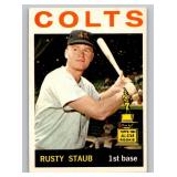 1964 Topps Rusty Staub Rookie Cup #109 Vintage Baseball Card
