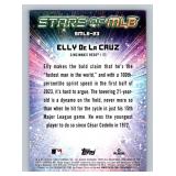 Elly De La Cruz RC Insert 2024 Topps Stars of MLB #SMLB-23 Rookie Baseball Card