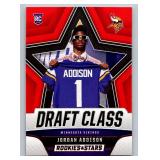 Jordan Addison RC 2003 Rookies & Stars Draft Class #DC-12 Minnesota Vikings Football Card