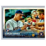 Carlos Correa RC 2015 Topps Update #US251 Rookie Minnesota Twins Baseball Card