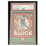 Mike Trout PAS 10 Gem Mint 2021 Mosaic Hot Sauce Green #HS1 Baseball Card