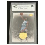 Michael Jordan BCCG Graded 10 Gem Mint 2009-10 Upper Deck MJ Legacy Collection Gold #2 Basketball Card