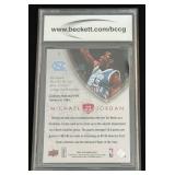 Michael Jordan BCCG Graded 10 Gem Mint 2009-10 Upper Deck MJ Legacy Collection Gold #2 Basketball Card