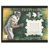 Teddy Bridgewater RC Relic 74/75 2014 Topps Inception Rookie Patch #RP-TB Minnesota Vikings Football Card