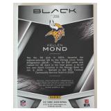 Kellen Mond RPA - Auto, Rookie, Relic RC /199 - 2021 Black #206 numbered 136/199, Rookie Signed Minnesota Vikings Football Card