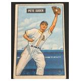 1951 Bowman Pete Suder #154 Vintage Baseball Card