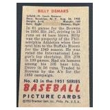 1951 Bowman Billy Demars #43 Vintage Baseball Card