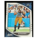 Justin Herbert rC 2020 Absolute #167 Rookie Football Card