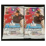 2023 Bowman Chrome Baseball 2 Pack Lot