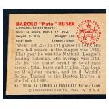 1950 Bowman Harold "Pete" Reiser #193 Vintage Baseball Card