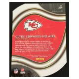 Clyde Edward-Helaire Green RC Field Level 2021 Select Prizm #354 Rookie Football Card