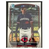 Hendry Chivilli 1st Bowman Mojo 2023 #BCPP-236 Rookie Minnesota Twins Baseball Card