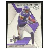 Justin Jefferson RC 2020 Mosaic #270 Rookie Minnesota Vikings Football Card
