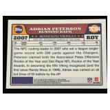 Adrian Peterson X-Fractor 2008 Topps Chrome #TC164 Minnesota Vikings Football Card