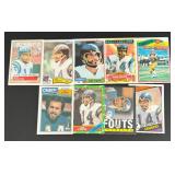 Dan Fouts Lot of 9 Football Cards 1977-1987