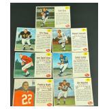 1962 Post Football Lot of 7 Vintage Cards