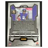 Jordan Addison RC 2023 Prizm #368 Red, White, and Blue Rookie Minnesota Vikings Football Card