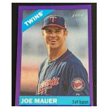 Joe Mauer 2015 Topps Heritage #400 Purple Minnesota Twins Baseball Card
