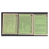 Hank Aaron Special 1974 Topps 3 Card Lot #2, #5, #6 Vintage Baseball Cards