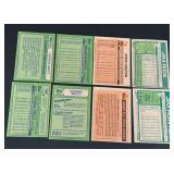 8 Card 1877-1982 Vintage Stars / HOF Lot - Brett, Schmidt, Stargell and More