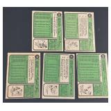 1974 Topps 5 Card Vintage HOF Star Lot - Killebrew, Hunter, Perry, Palmer, McCovey