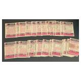 1977 Topps Football 40 Card Vintage Lot