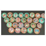 Vintage Baseball Coin Lot - 26 Different Coins